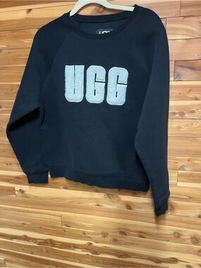 UGG Black Sweatshirt with White Logo